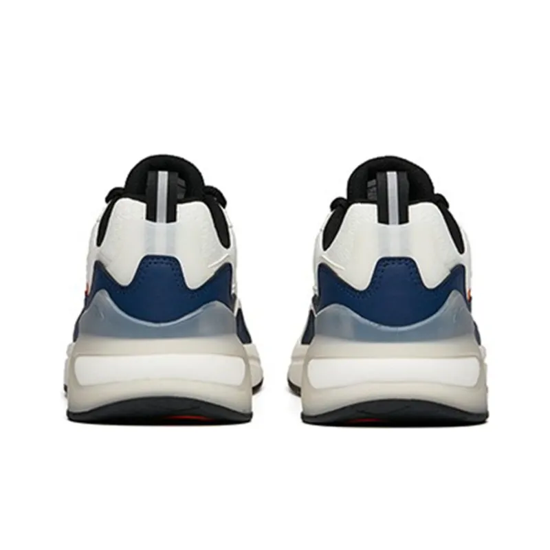 Anta Pursuing Clouds Durable Breathable Low-Top Sports Casual Shoes Men's White Black Blue-4