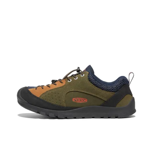 Keen Hiking / Trekking Shoes Unisex Low-Top Deep Olive/Midnight Blue