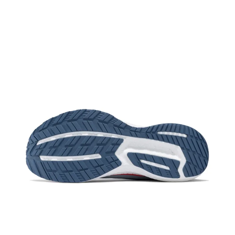 Saucony Triumph 18 Cushioning Anti-Slip Wear-Resistant Breathability Low-Top Running Shoes Men's Blue Red-4