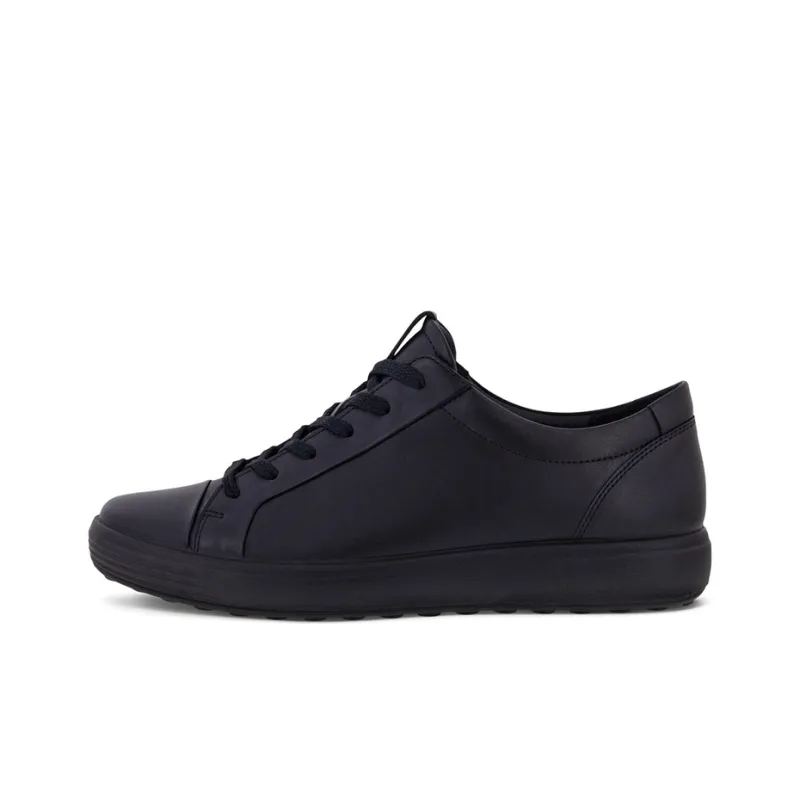 Ecco Soft 7 Skateboard Shoes Women's Low Top Black-0