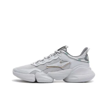 Erke Casual Shoes Men Low Top White Dew Gray