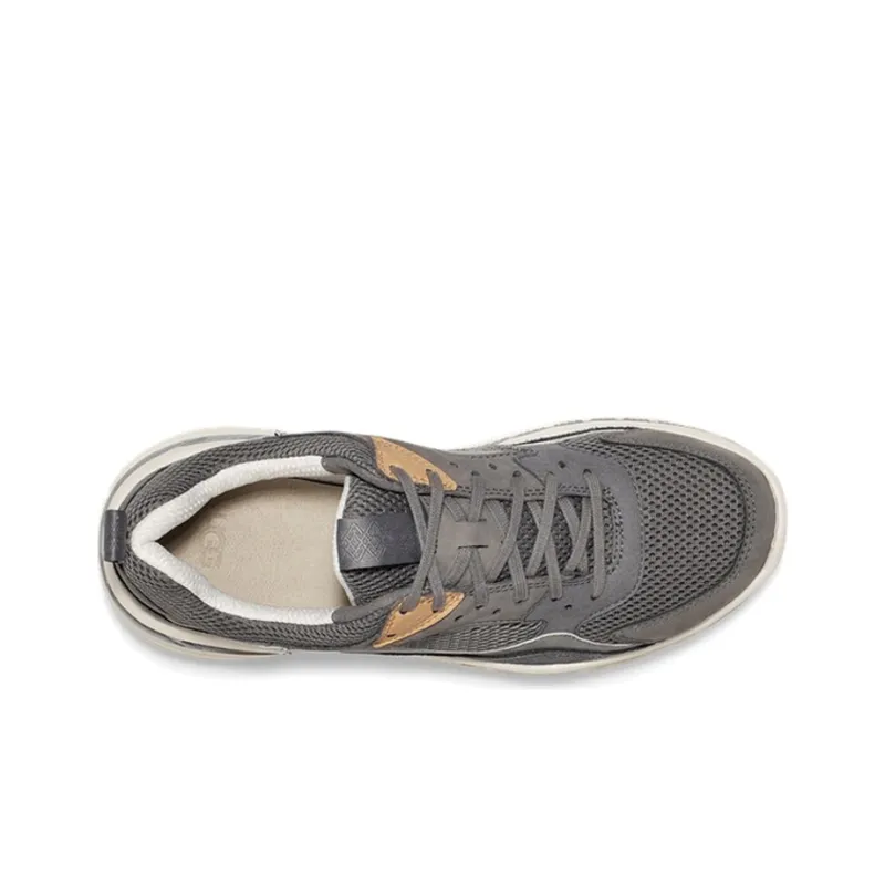 UGG CA805 Mesh Breathable Low Top Running Shoes Men's White Gray-3