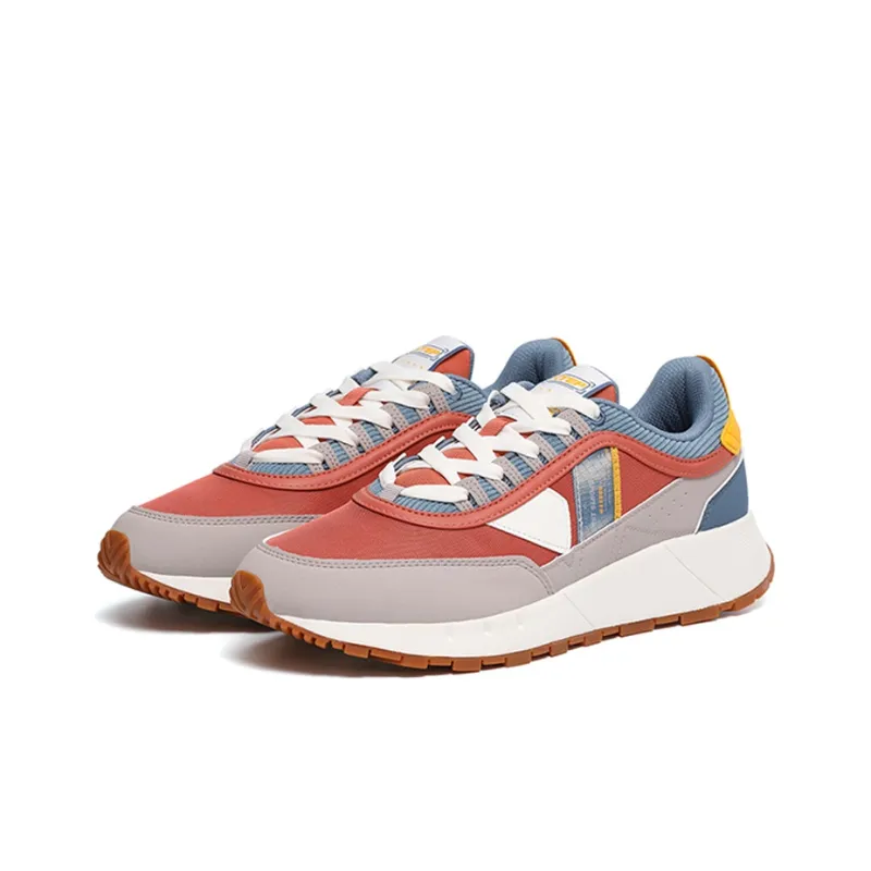 XTEP Running Shoes Men's Orange Blue Authentic Sound Unchanged Paisley Trendy Cortez-2