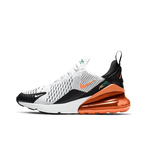 Nike Air Max 270 White Turf Orange GS