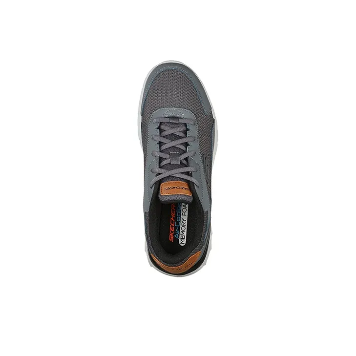 Skechers Overhaul 2.0 Cushioning Slip Resistant Low Top Running Shoes Men's Carbon Gray-2