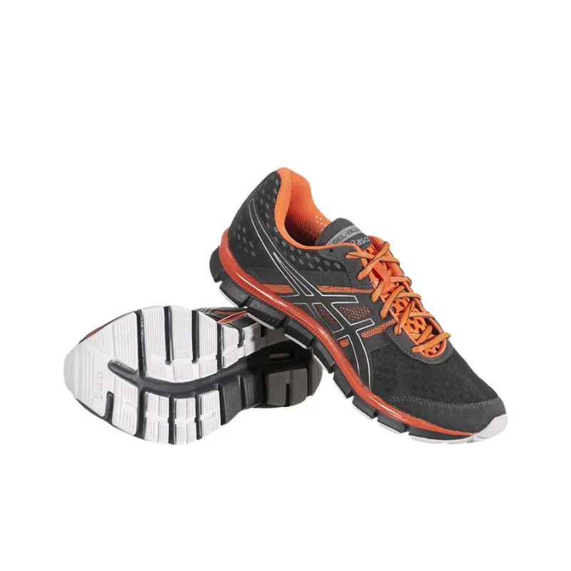Asics Gel-Blur33 Wear-Resistant Low-Top Running Shoes Men's Black Orange Silver-3