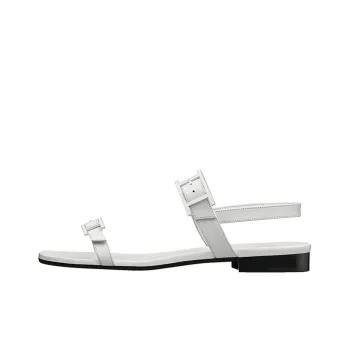 HERMES Hapi Strap Sandals Women's White