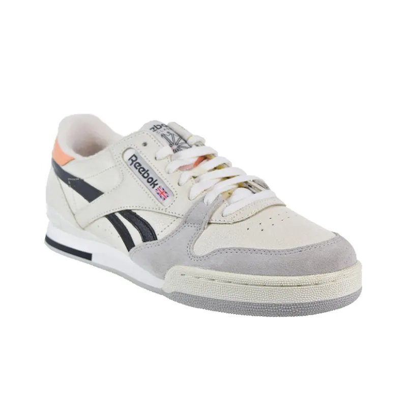 Reebok Phase 1 Pro Ft Lightweight And Wear-resistant Low-Top Running Shoes Men's Beige Gray-2