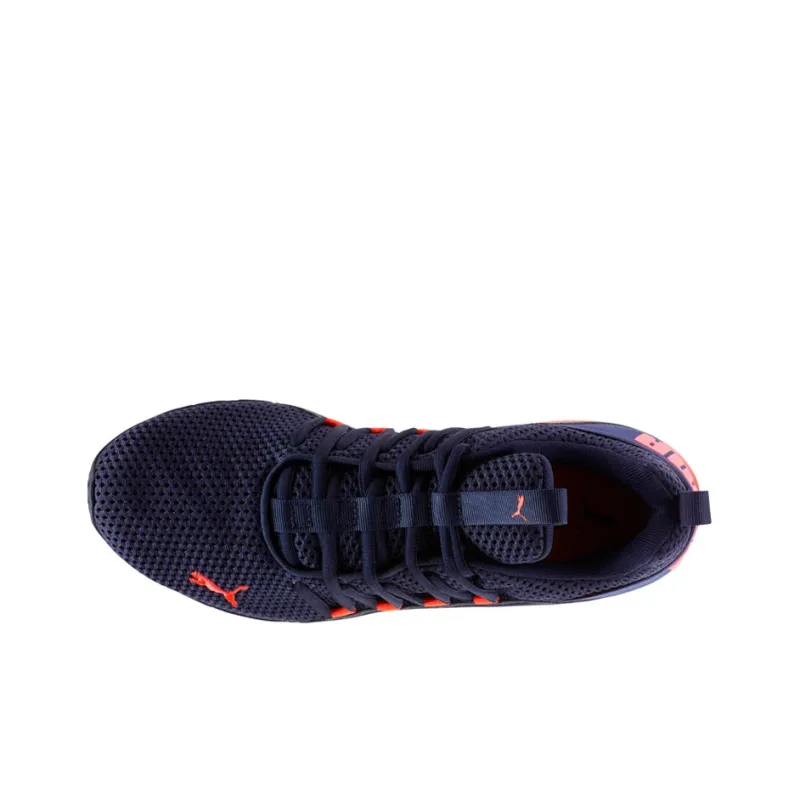 PUMA Axelion Anti-Slip Wear-Resistant Low-Top Running Shoes Men's Dark Blue-3