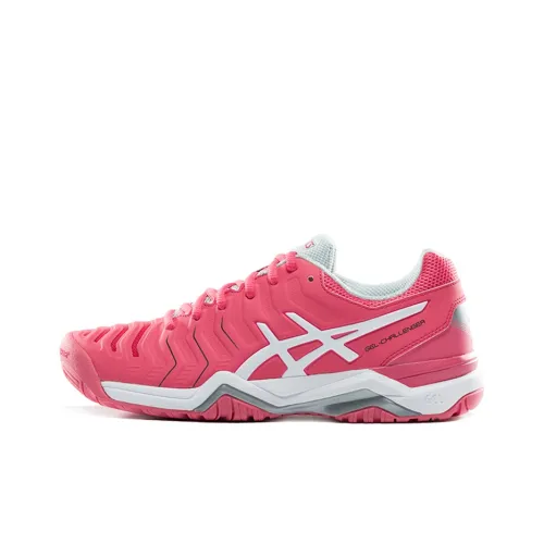 Asics Gel Challenger 11 Anti Slip Wear Resistant Low Top Running Shoes Women's Pink White Gray