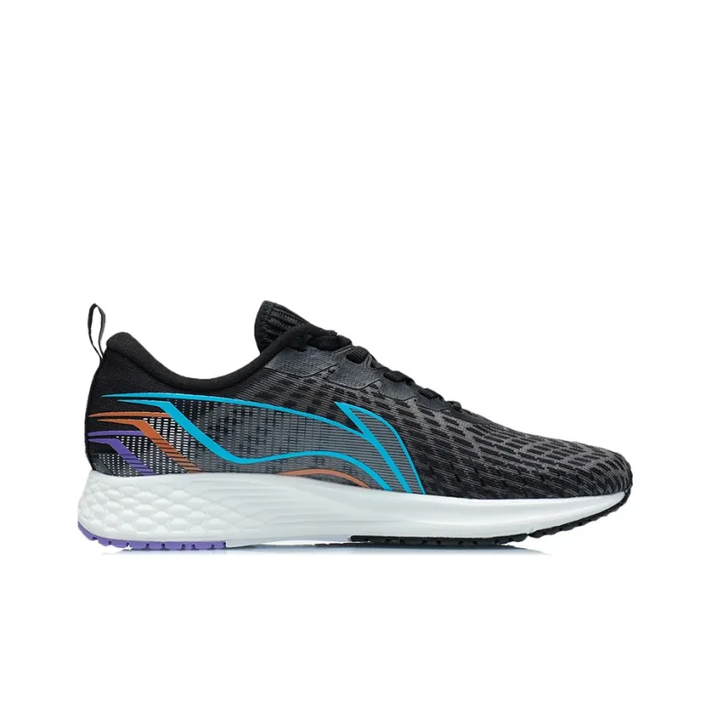 LiNing Low Top Running Shoes Women's Gentleman Gray-1