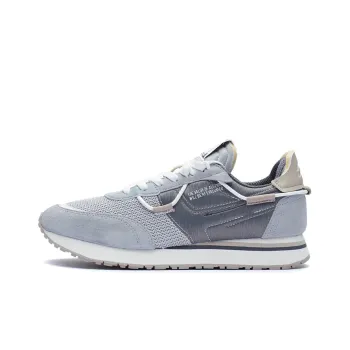 LiNing Shattered Stars Cushioning Anti Slip And Wear Resistant Low Top Running Shoes Gray