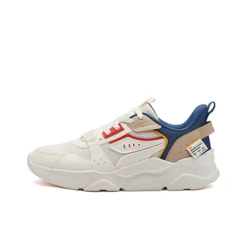 361° Slip Resistant And Breathable Low Top Running Shoes Men's Feather White