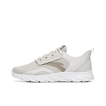 Anta Abrasion Resistant Breathable Low Top Running Shoes Men's Shade 1 Gray