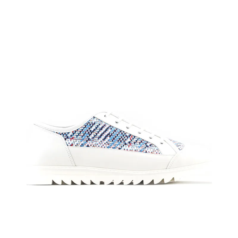 Onitsuka Tiger Blucher Lo Shoes 'White Blue'-1