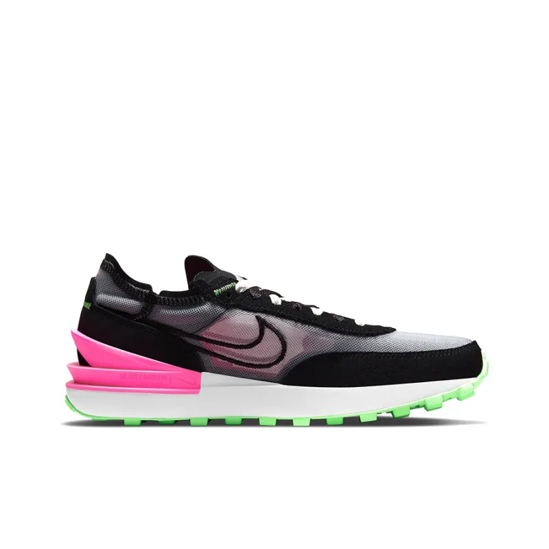Nike Waffle One Low top Running Shoes Black/Pink-1