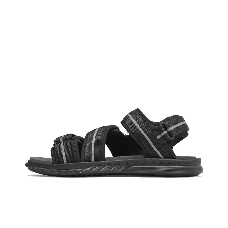New Balance Soft Cushioning Minimalistic Black Sandals-0