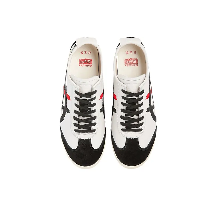 Asics Onitsuka Tiger Mexico 66 Deluxe Nm White Black Women's-3
