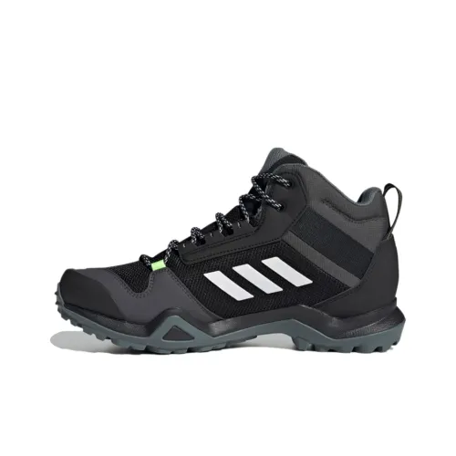 Adidas Terrex AX3 GTX Hiking / Trekking Shoes Men Mid-Top Black/Grey/White