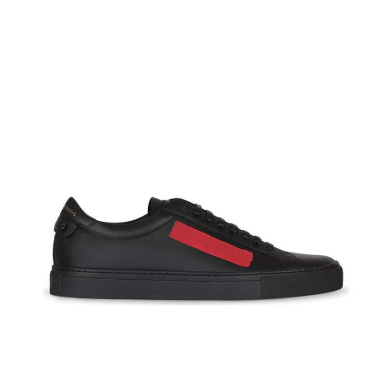 Givenchy Leather Laxtex Band Black Red-1