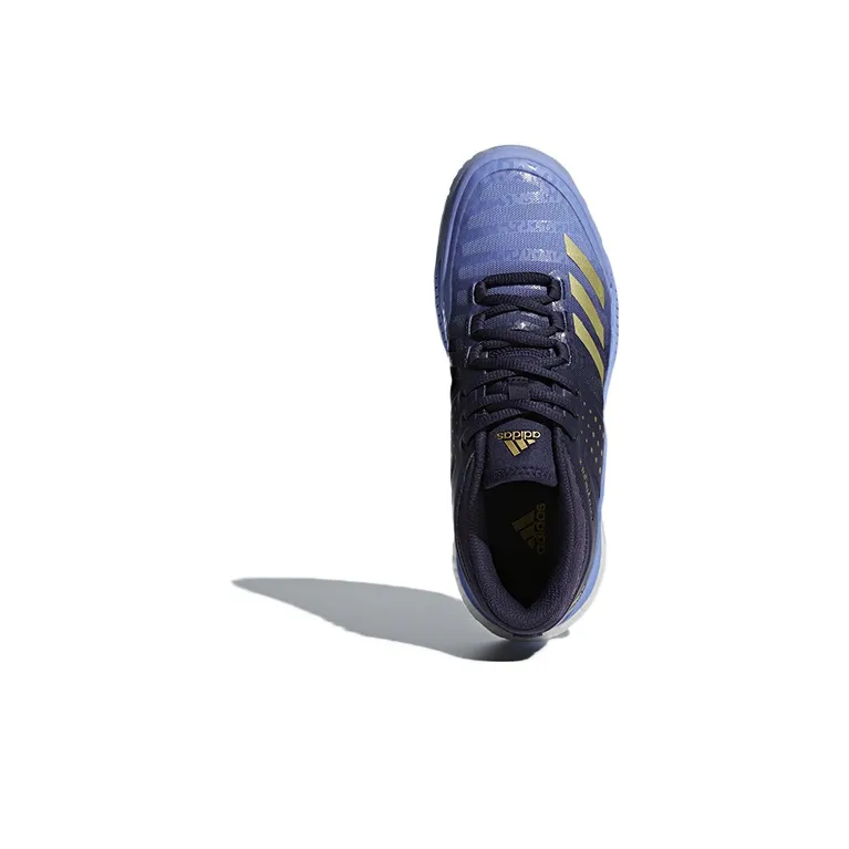 Adidas Crazyflight Anti Slip Wear Resistant Low Top Running Shoes Men's Azure Blue-4