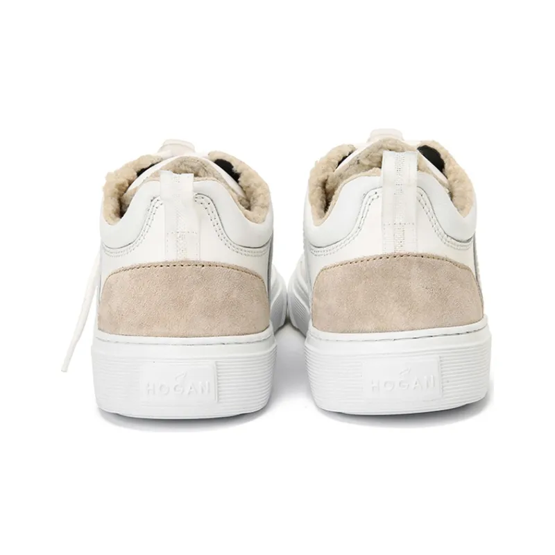HOGAN CASSETTA 365 Stylish Skateboarding Shoes Men's White-3