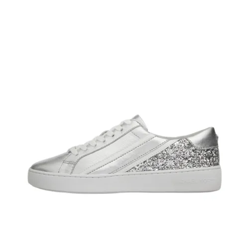 MICHAEL KORS Skateboard Shoes Women's Low-Top Silver