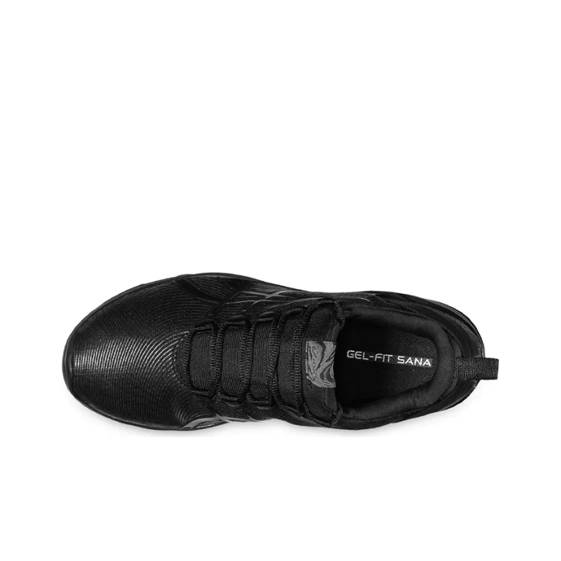 Asics Gel-Fit Sana 2 Wear-Resistant Low-Top Running Shoes Women's Black-3