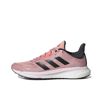 Adidas Solar Glide 4 Running Shoes Women's Low-Top Purple Pink