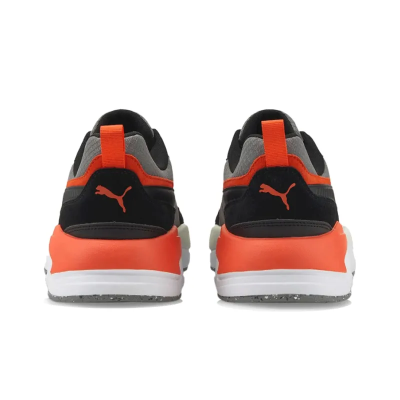 PUMA X RAY Casual Shoes Unisex Low Top Gray/Black/Orange/White-3