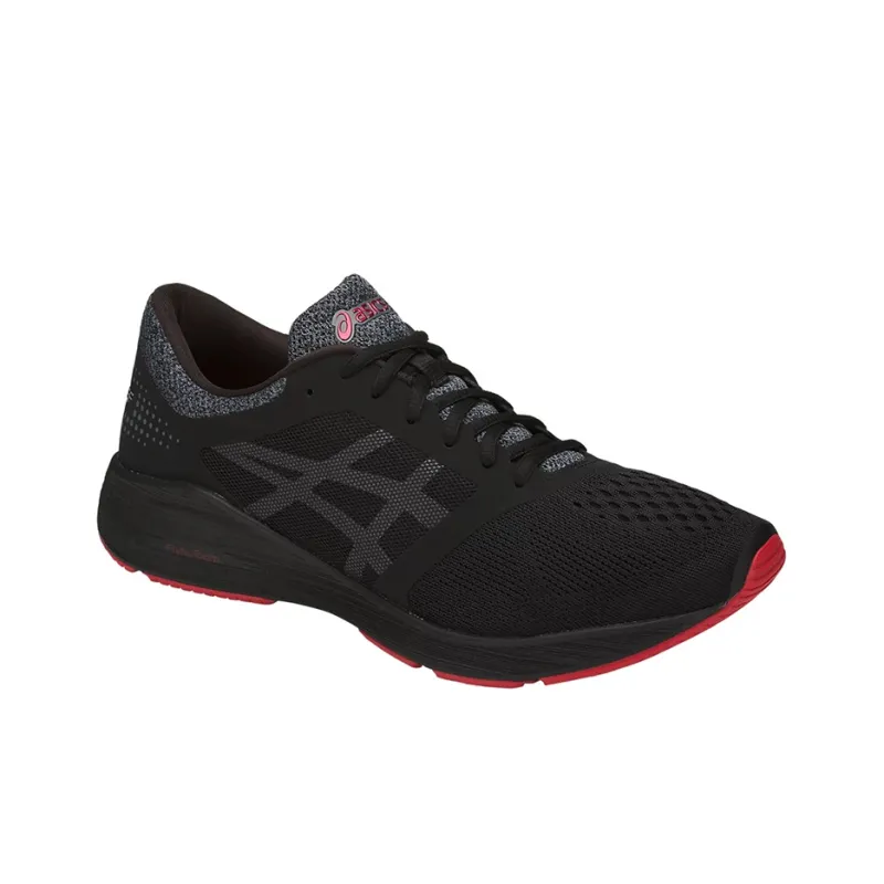 Asics Roadhawk FF Running Shoes Men Low Top Black/Red-3