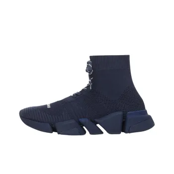 Balenciaga Speed 2.0 Lace Up Recycled Dark Blue
