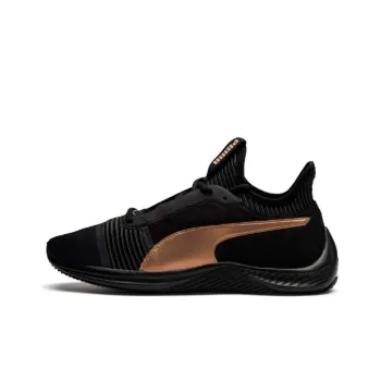 PUMA Aviator Cushioning Wear-Resistant Mid-Top Running Shoes Women's Black