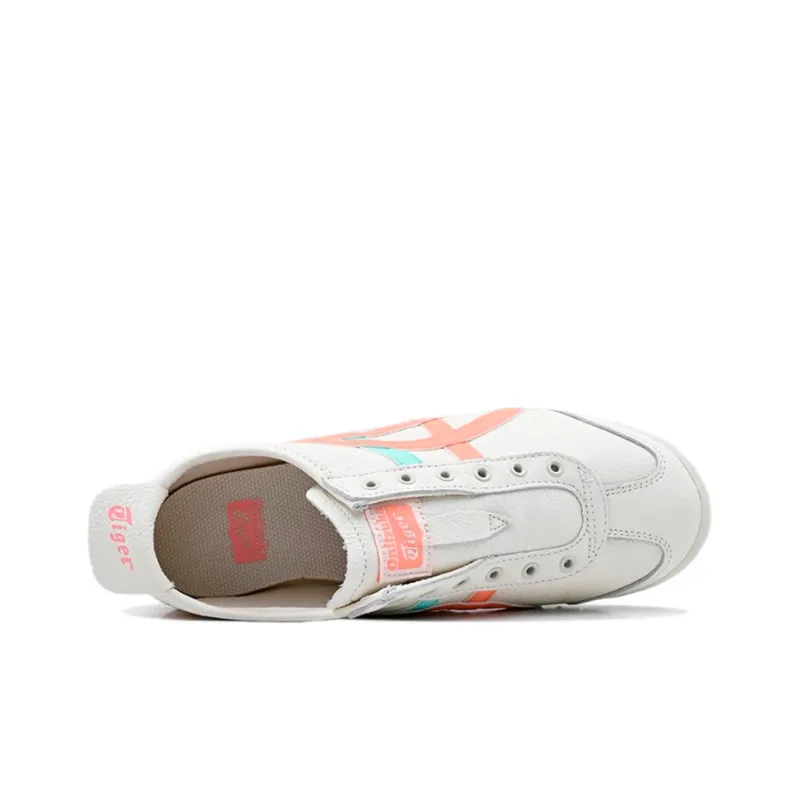 Onitsuka Tiger Mexico 66 Slip-on Shoes White Aqua Orange-3