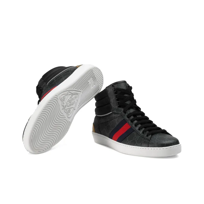 GUCCI Ace Gg High Top 'Black'-4