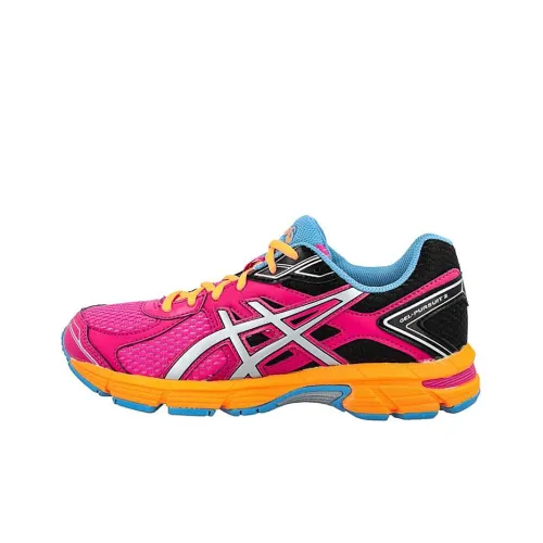 Asics Running Shoes Women's Low-Top Pink/Silver