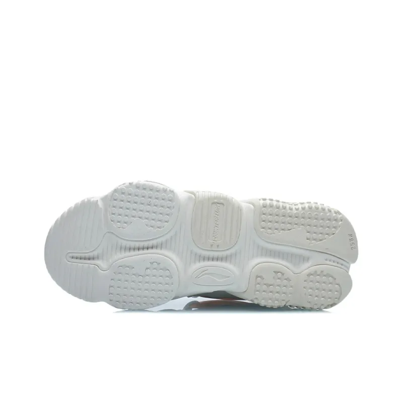 LiNing A Thousand Ways Cushioning Slip Resistant Low Top Casual Shoes Women's Mist White-4