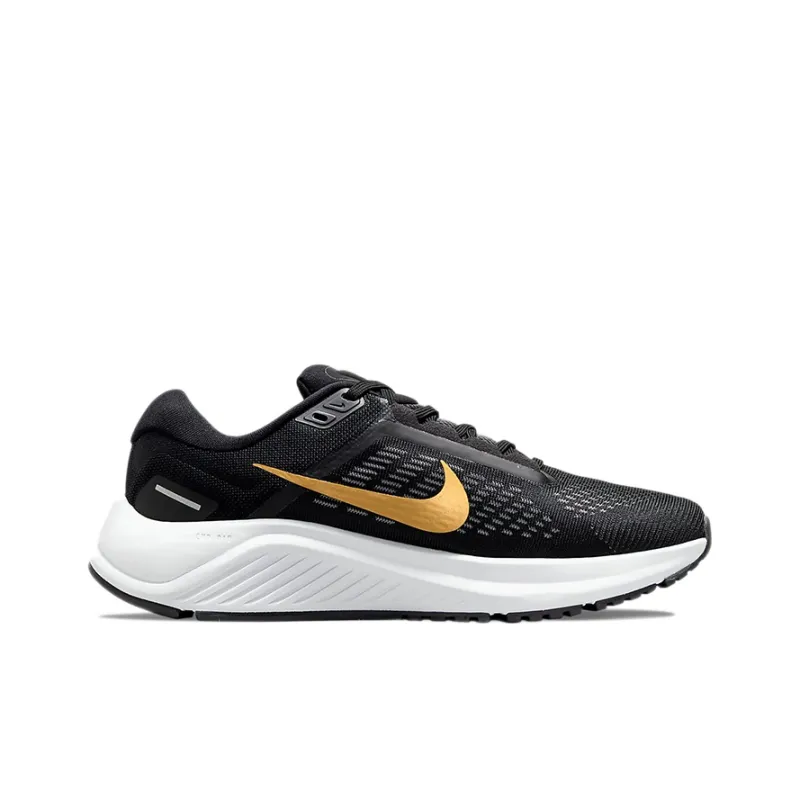 Nike Air Zoom Structure 24 'Black Metallic Gold Coin' Women's-1