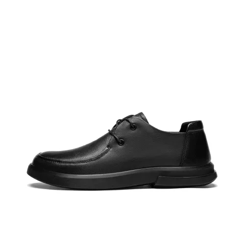 Jeep Dress Shoes Men Low-Top Black