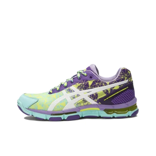 Asics Gel-Netburner Professional 11 Running Shoes Women's Low-Top Yellow/Purple