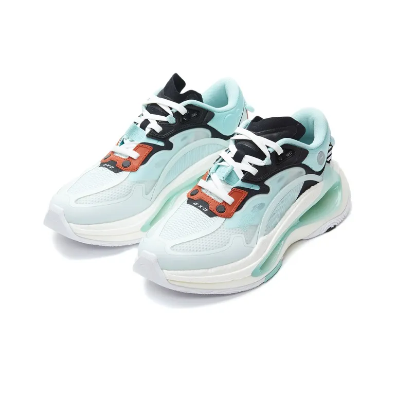 LiNing Exceed Infinity Running Shoes Men Low Top Ice Blue-2