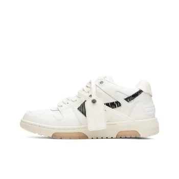 OFF WHITE Ooo Low Tops White Black SS21