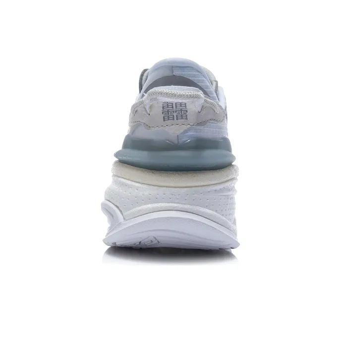 LiNing Exceed 5 Anti Slip And Wear Resistant Lightweight Low Top Running Shoes Women's White-4