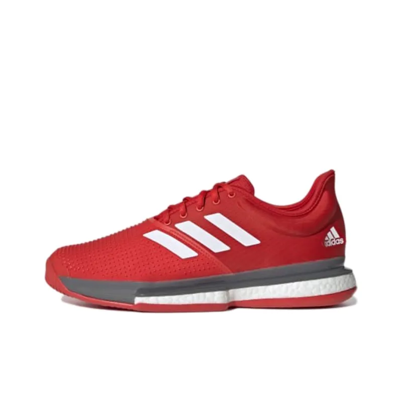 Adidas Solecourt Wear-Resistant Slip-Resistant Low-Top Tennis Shoes-0