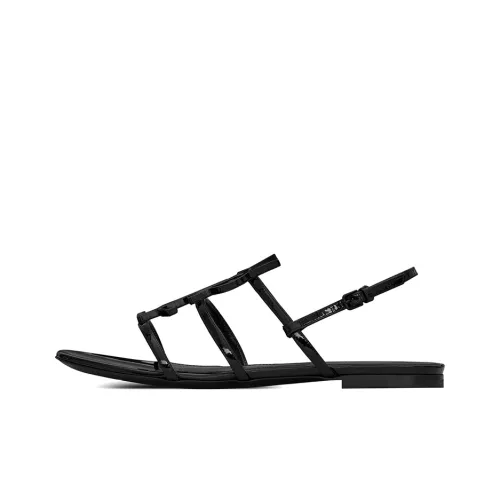SAINT LAURENT Cassandra Monogram Sandals