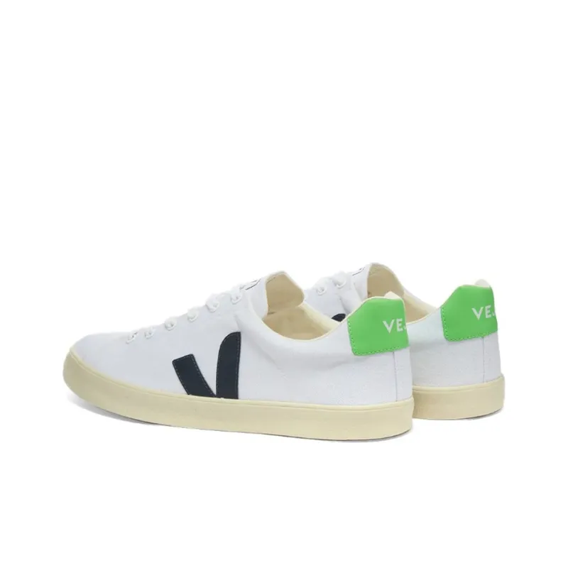 VEJA Esplar Low-Top Stylish Skateboarding Shoes Unisex White Black-3