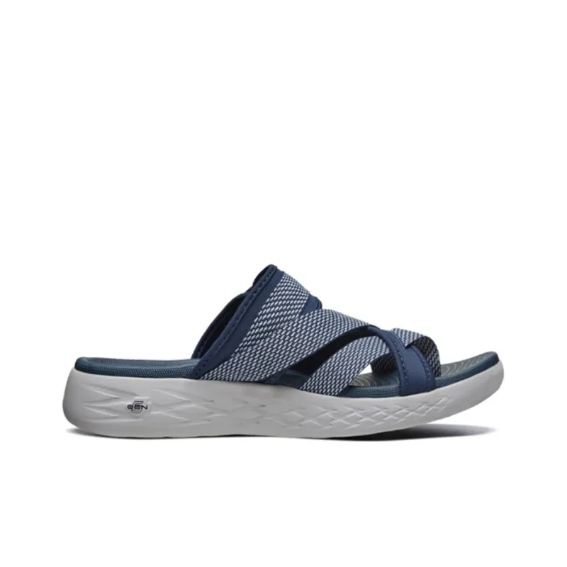 Skechers ON THE GO Slide Slippers Men's Blue Gray-1