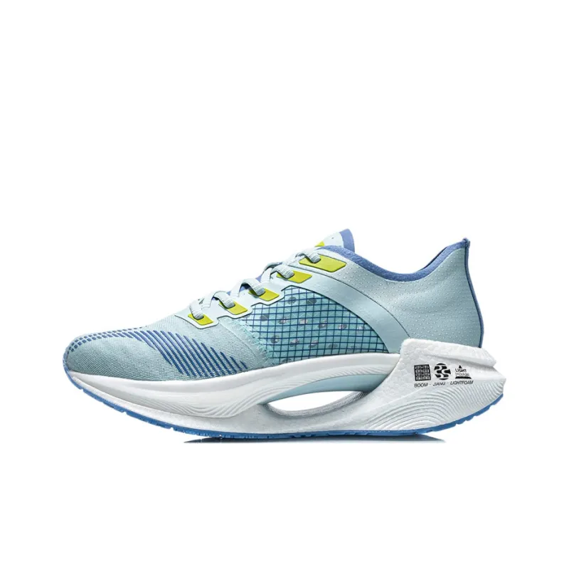 LINING Jueying Essential Running Shoes Men Low Top Light Blue Purple-0