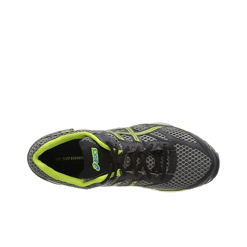 Asics Gel-Cumulus 16 G-T Low-Top Running Shoes Men's Black Yellow-3