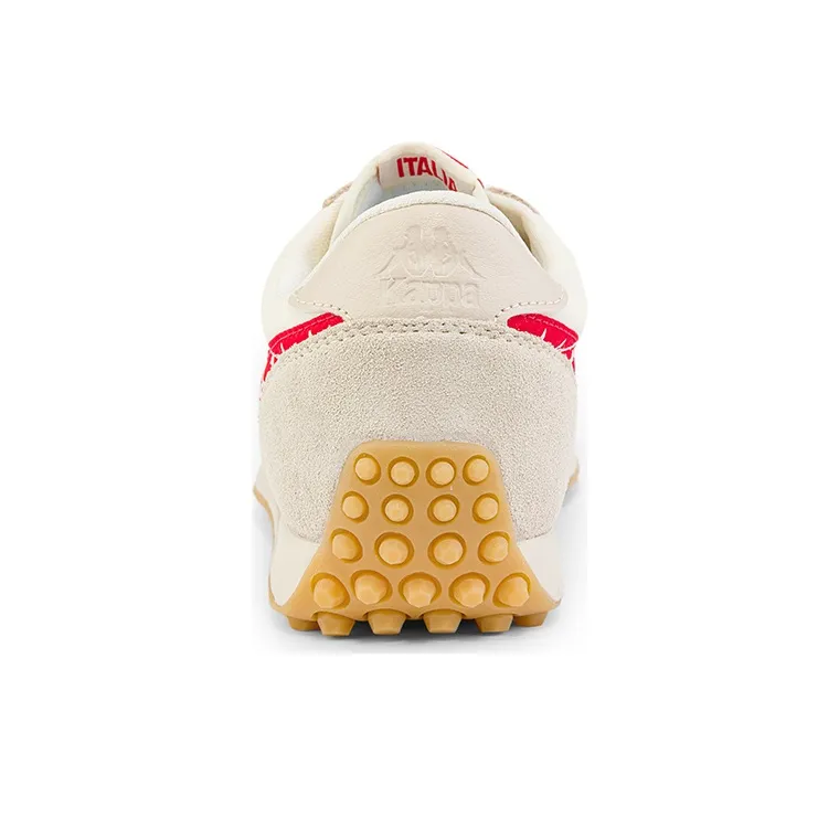 Kappa Coverage Low-Top Training Running Shoes Unisex White Red Khaki Brown-4